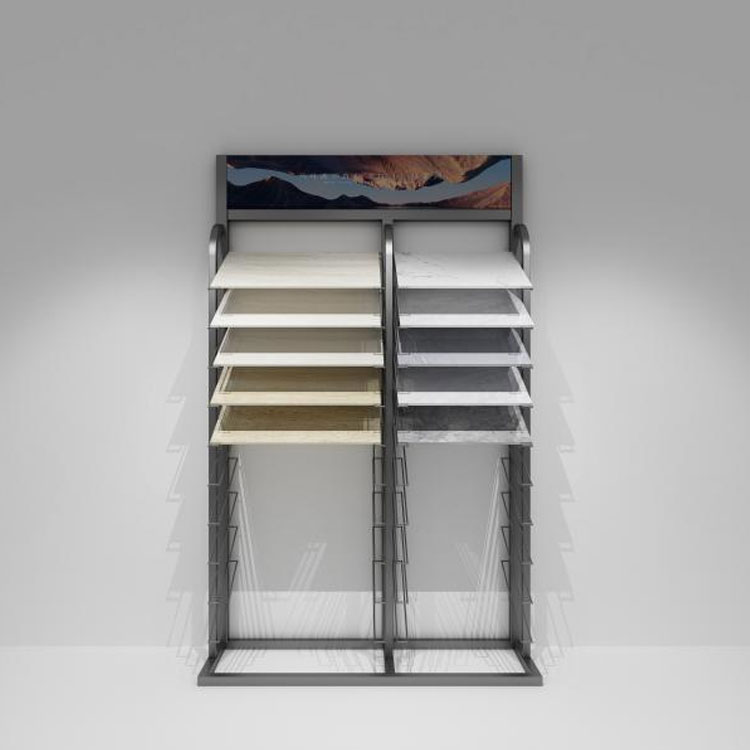 Hoe kies je de stijl van het stenen displayrek?