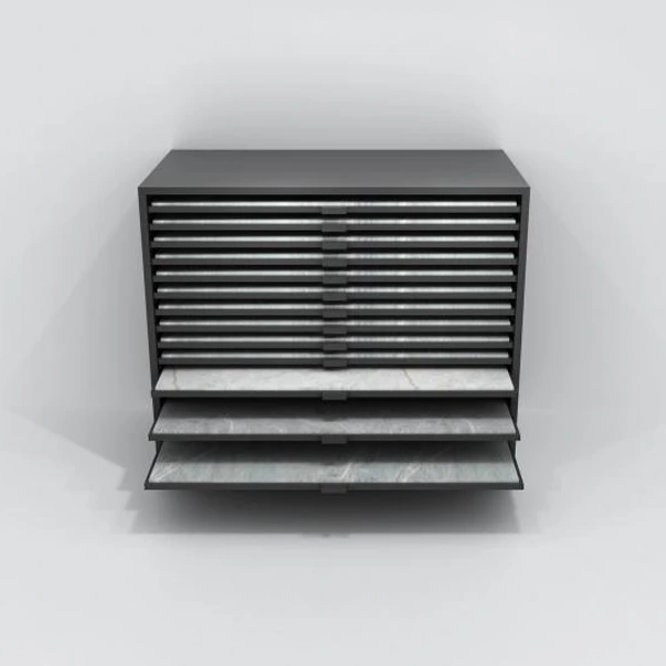 Combinatie-lade hangende displaystandaard voor tegelsteen